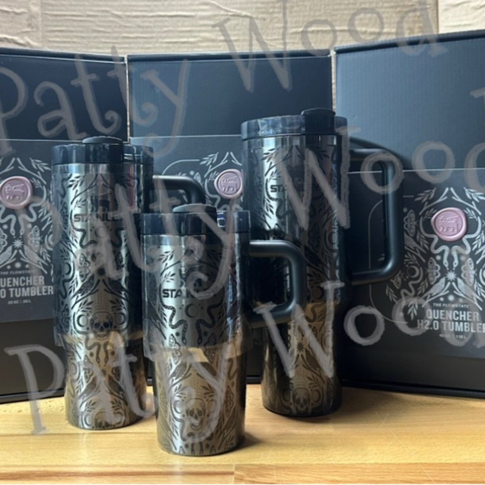 Stanley limited Edition Black Demask Tumbler Set Can break up set